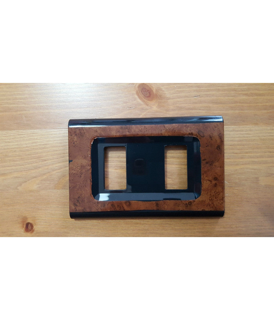 Placchette Placche In Abs Serie Magic Elite Bticino Compatibili Color Copriprese  Radica Di Noce -2 Fori     -