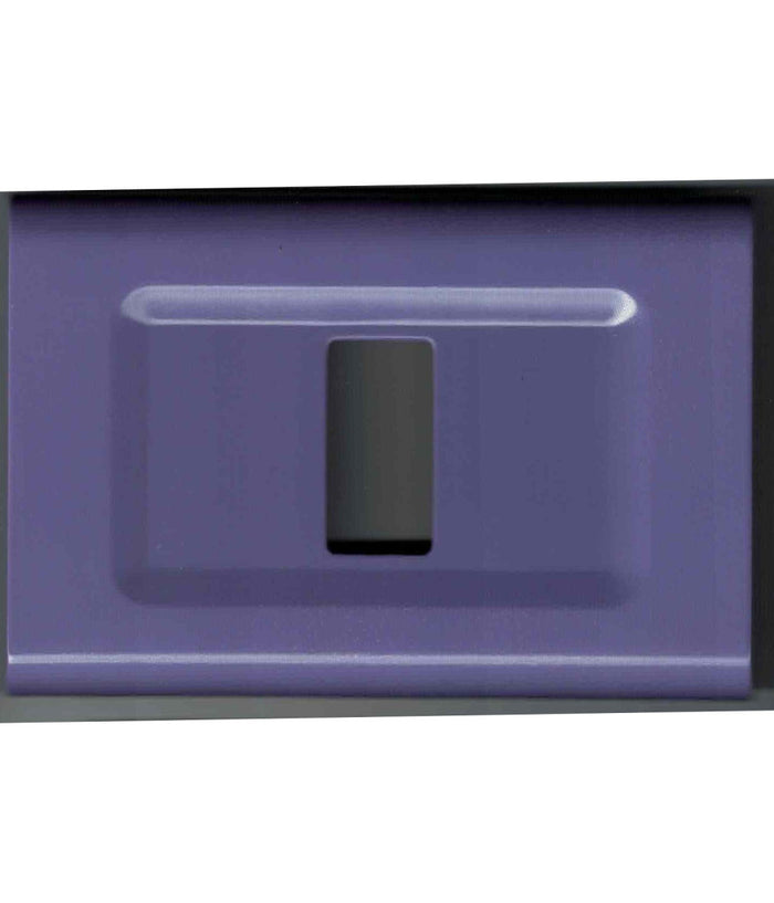 Placchette Placche In Abs Serie Magic Elite Bticino Compatibili Color Copriprese  Viola -2 Fori     -