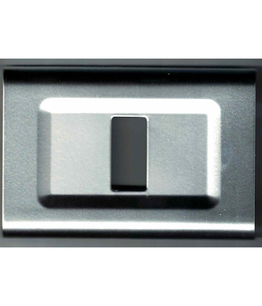 Placchette Placche In Abs Serie Magic Elite Bticino Compatibili Color Copriprese  Argento -4 Fori     -