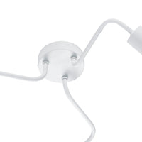 LÚZETE - PLAFONE 3 LUCI GLADSTONE BIANCO