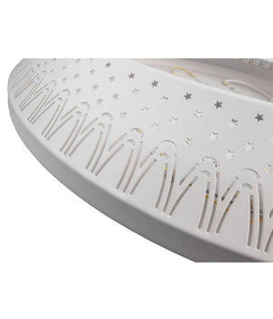 Plafoniera 166 Watt Lampadario Soffitto Mille Una Notte 3 Toni Luce Telecomando         