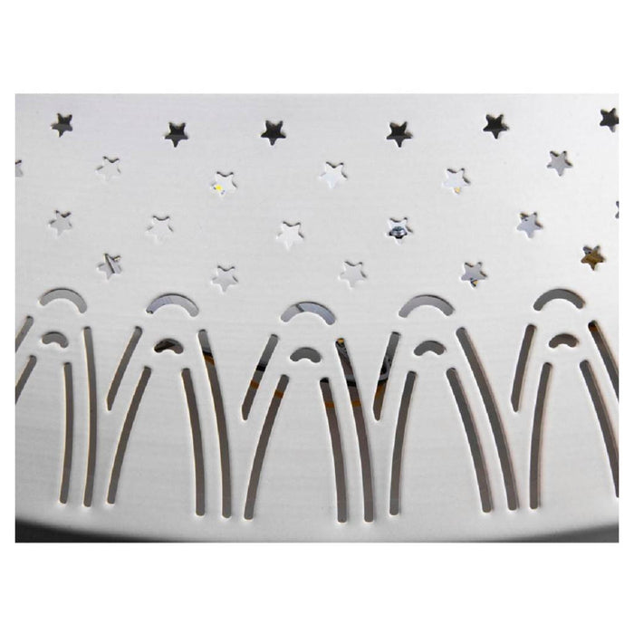 Trade Shop - Plafoniera 166 Watt Lampadario Soffitto Mille Una Notte 3 Toni Luce Telecomando -    -grande   -