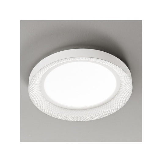 Plafoniera a led HIVE in metallo colore Bianco opaco 40W Perenz ø50cm