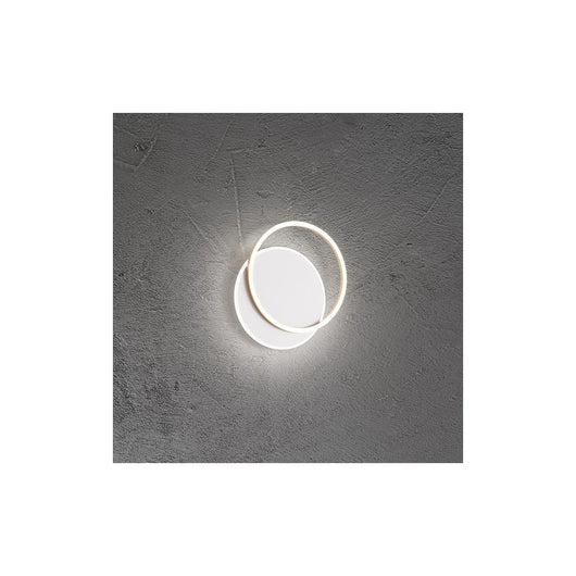 Plafoniera a led ORBIT Bianco e Oro 43W Perenz in alluminio