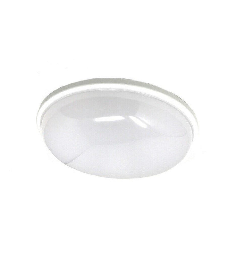 Plafoniera A Soffitto Da Giardino A Led 24w Luce Fredda Calda Naturale Ip65 Es52  -bianco Caldo      -