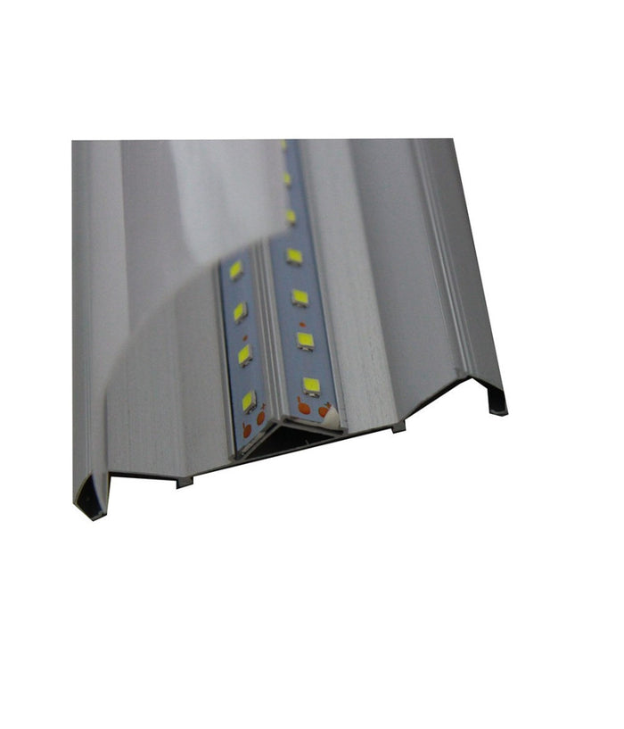 Plafoniera Applique A Led Slim Smd Soffitto Lampada Profilo Spessore 27mm Luce  -bianco Freddo   120 Cm   -