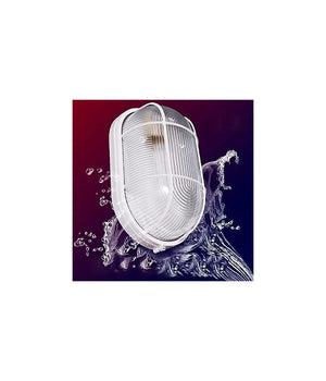 Plafoniera Applique Ovale Griglia Tartaruga Bianca Campana In Vetro Attacco E27         