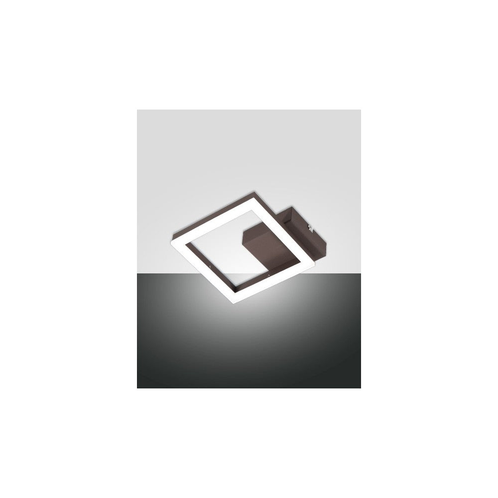 Plafoniera BARD a led moderna 11W Corten 3394-24-361 Fabas Luce