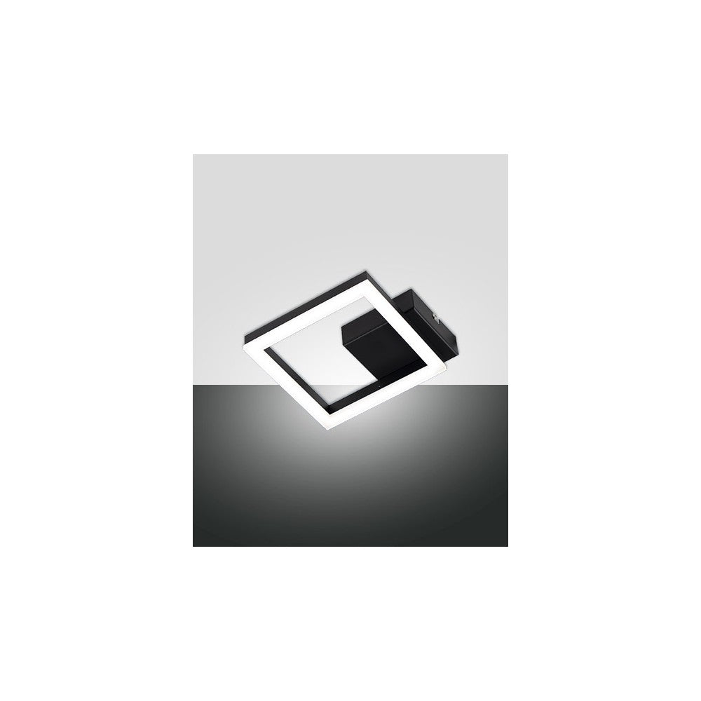 Plafoniera BARD a led moderna 11W Nero 3394-24-101 Fabas Luce