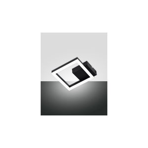 Plafoniera BARD a led moderna 11W Nero 3394-24-101 Fabas Luce