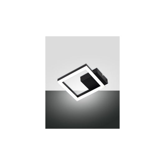 Plafoniera BARD a led moderna 11W Nero 3394-24-101 Fabas Luce