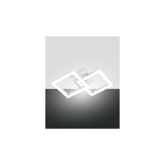 Plafoniera BARD a led moderna 21W bianco 3394-28-102 Fabas Luce