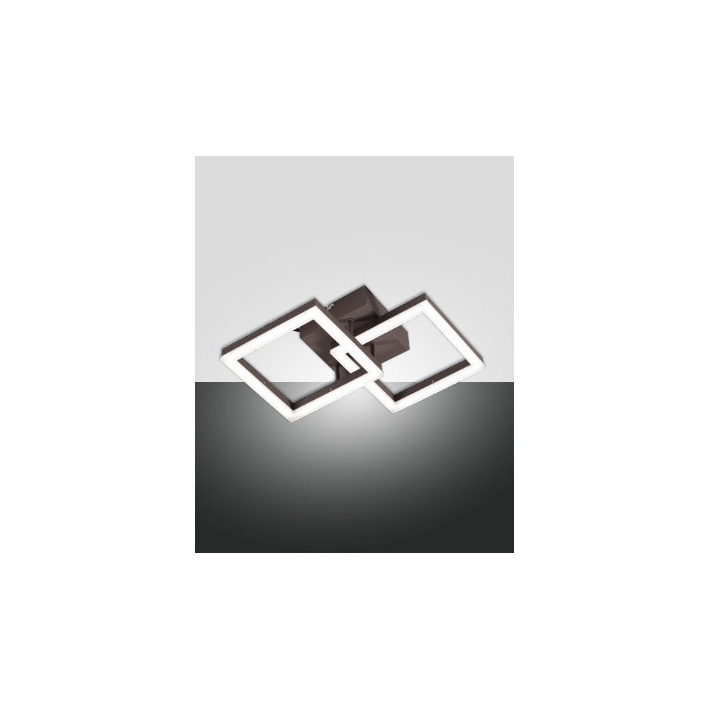 Plafoniera BARD a led moderna 21W Corten 3394-28-361 Fabas Luce