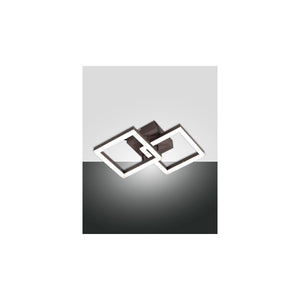Plafoniera BARD a led moderna 21W Corten 3394-28-361 Fabas Luce