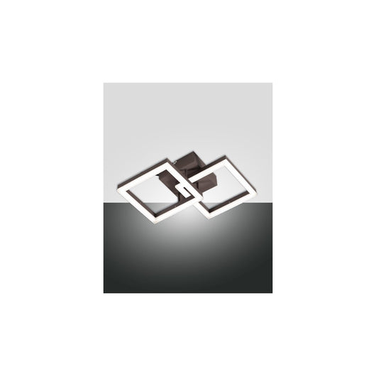 Plafoniera BARD a led moderna 21W Corten 3394-28-361 Fabas Luce