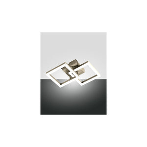Plafoniera BARD a led moderna 21W oro opaco 3394-28-225 Fabas Luce