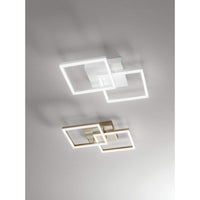 Plafoniera BARD a led moderna 39W Bianco 3394-22-102 Fabas Luce