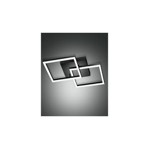 Plafoniera BARD a led moderna 39W Nero 3394-22-101 Fabas Luce