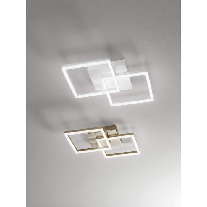 Plafoniera BARD a led moderna 39W Oro Opaco 3394-22-225 Fabas Luce