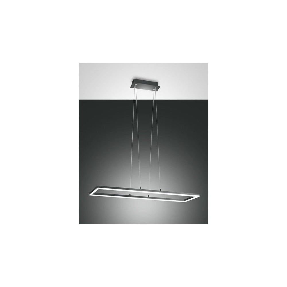 Plafoniera BARD a sospensione a led 52W Antracite 3394-43-282 Fabas Luce