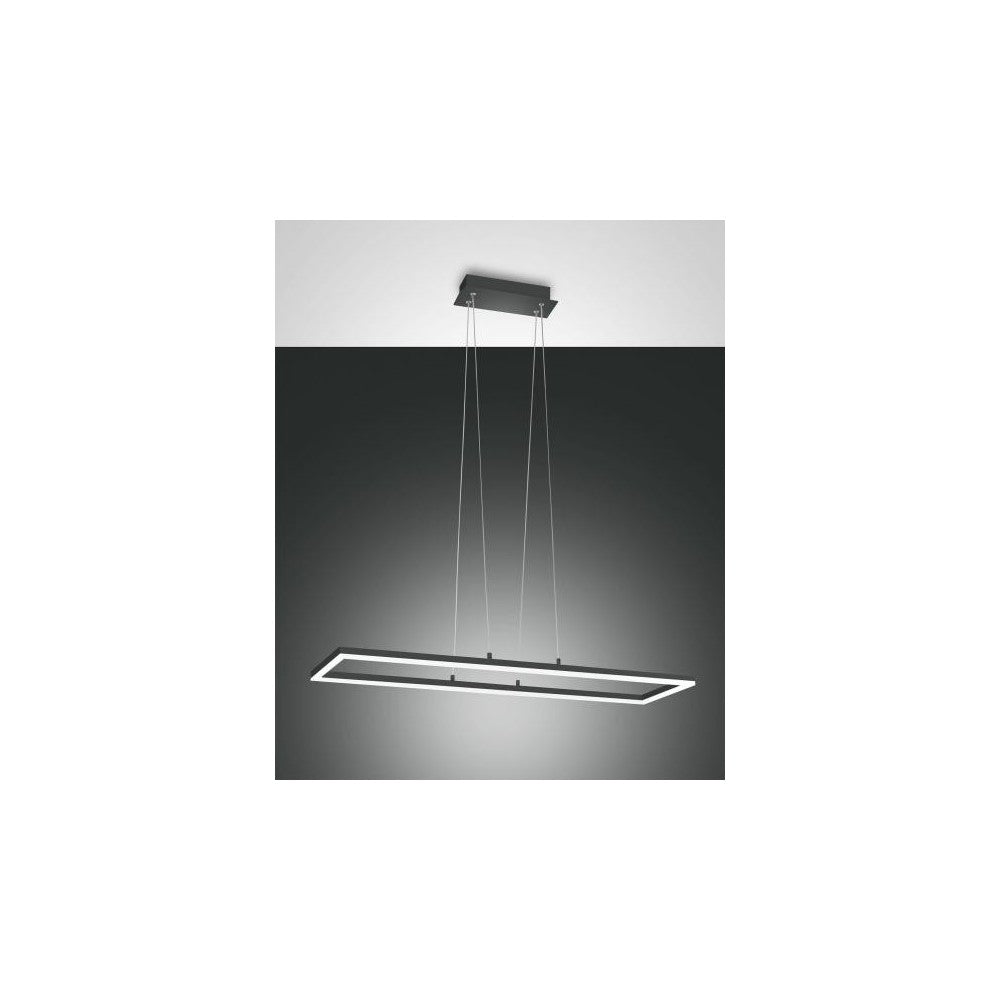 Plafoniera Bard A Sospensione A Led 52W Antracite 3394-45-282 Fabas Luce