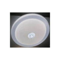 Trade Shop - Plafoniera Con Cristallo Centrale Moderno 40cm 50w Led Lampadario Luce 6500k 80404         