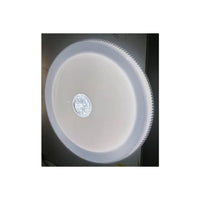 Trade Shop - Plafoniera Con Cristallo Centrale Moderno 40cm 50w Led Lampadario Luce 6500k 80404         