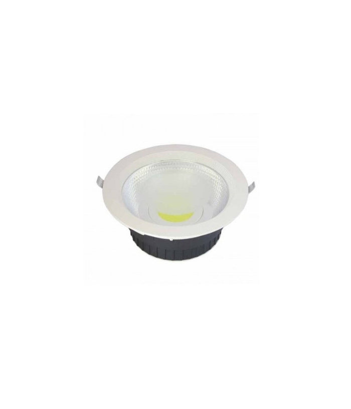 Plafoniera Faretto Cob Led Da Incasso Da 30w Luce Bianco Freddo Caldo  -bianco Freddo      -