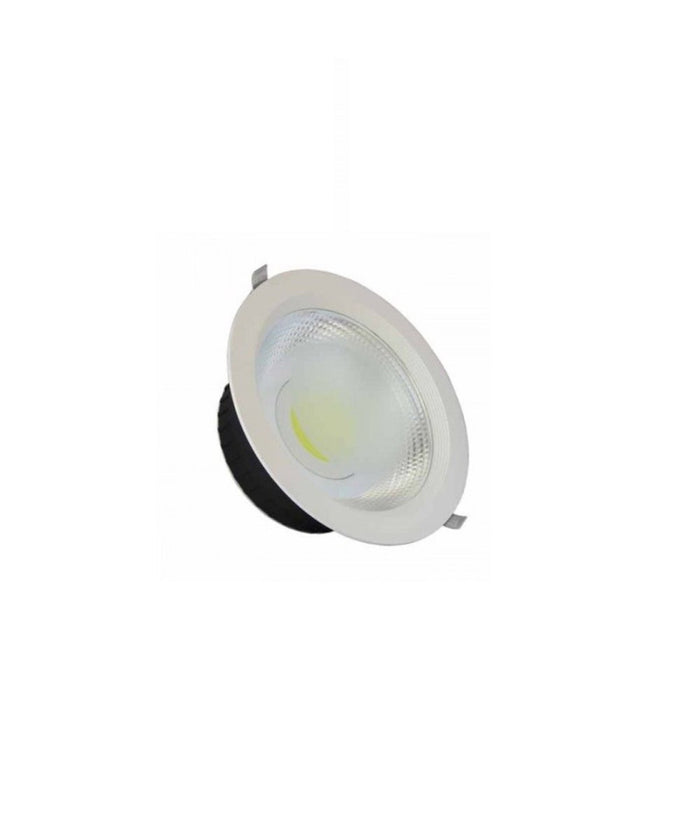 Plafoniera Faretto Cob Led Da Incasso Da 30w Luce Bianco Freddo Caldo  -bianco Caldo      -