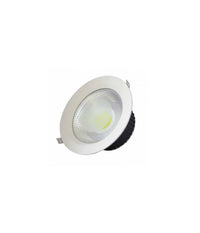Plafoniera Faretto Cob Led Da Incasso Da 30w Luce Bianco Freddo Caldo  -bianco Caldo      -