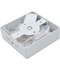 Plafoniera Faretto Pannello Soffitto Led Luce Freddo 12w Quadrato Tondo  -bianco Caldo  Quadrato    -