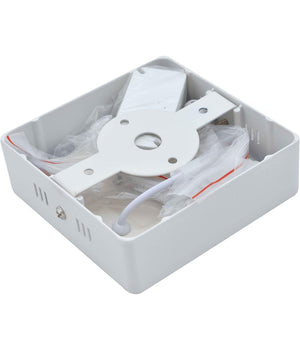 Plafoniera Faretto Pannello Soffitto Led Luce Freddo 12w Quadrato Tondo         