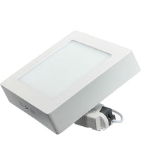 Plafoniera Faretto Pannello Soffitto Led Luce Freddo 12w Quadrato Tondo         