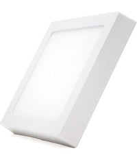 Plafoniera Faretto Pannello Soffitto Led Luce Freddo 12w Quadrato Tondo         