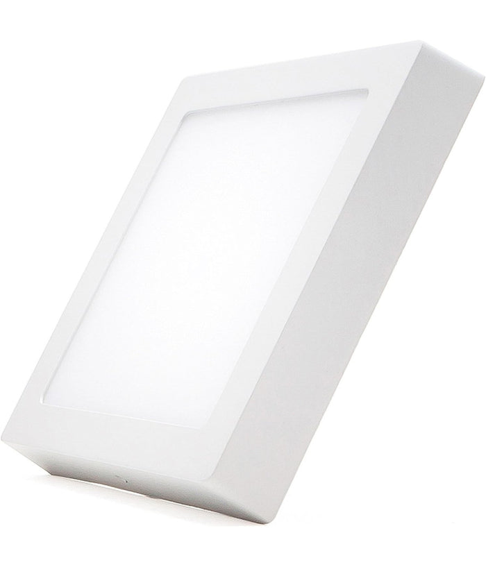 Plafoniera Faretto Pannello Soffitto Led Luce Freddo 12w Quadrato Tondo         
