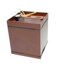 Plafoniera Faretto Quadrato Soffitto Impermeabile Gu10 Vasca Box Doccia Bagno 230v  Marrone       