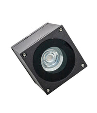 Plafoniera Faretto Quadrato Soffitto Impermeabile Gu10 Vasca Box Doccia Bagno 230v  Nero       