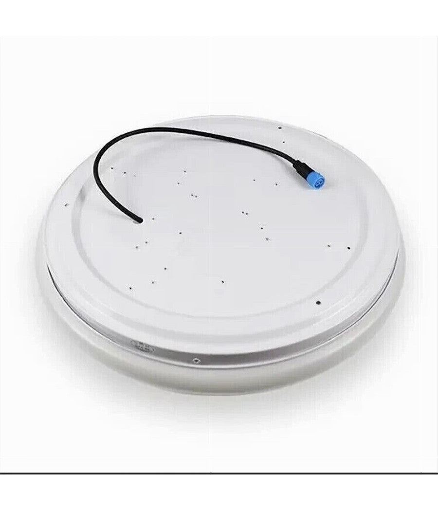 Plafoniera Faro Led Pannello Solare 400 W Con Sensore Crepuscolare Ip65 Esterno         