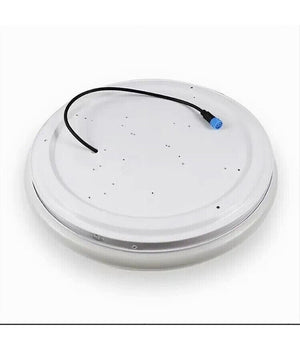 Plafoniera Faro Led Pannello Solare 400 W Con Sensore Crepuscolare Ip65 Esterno         