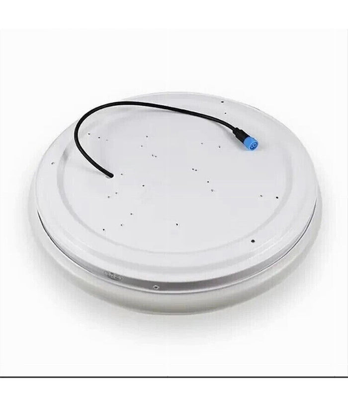 Plafoniera Faro Led Pannello Solare 400 W Con Sensore Crepuscolare Ip65 Esterno         