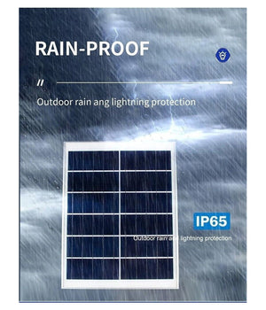 Plafoniera Faro Led Pannello Solare 400 W Con Sensore Crepuscolare Ip65 Esterno         