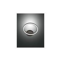 Plafoniera GIOTTO a led moderna 18W nero 3508-21-101 Fabas Luce