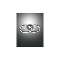 Plafoniera GIOTTO a led moderna 36W nero 3508-22-101 Fabas Luce