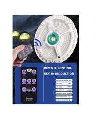 Plafoniera Lampada 400watt A Sospensione Faro Con Pannello Solare 236 Led 1300lm         