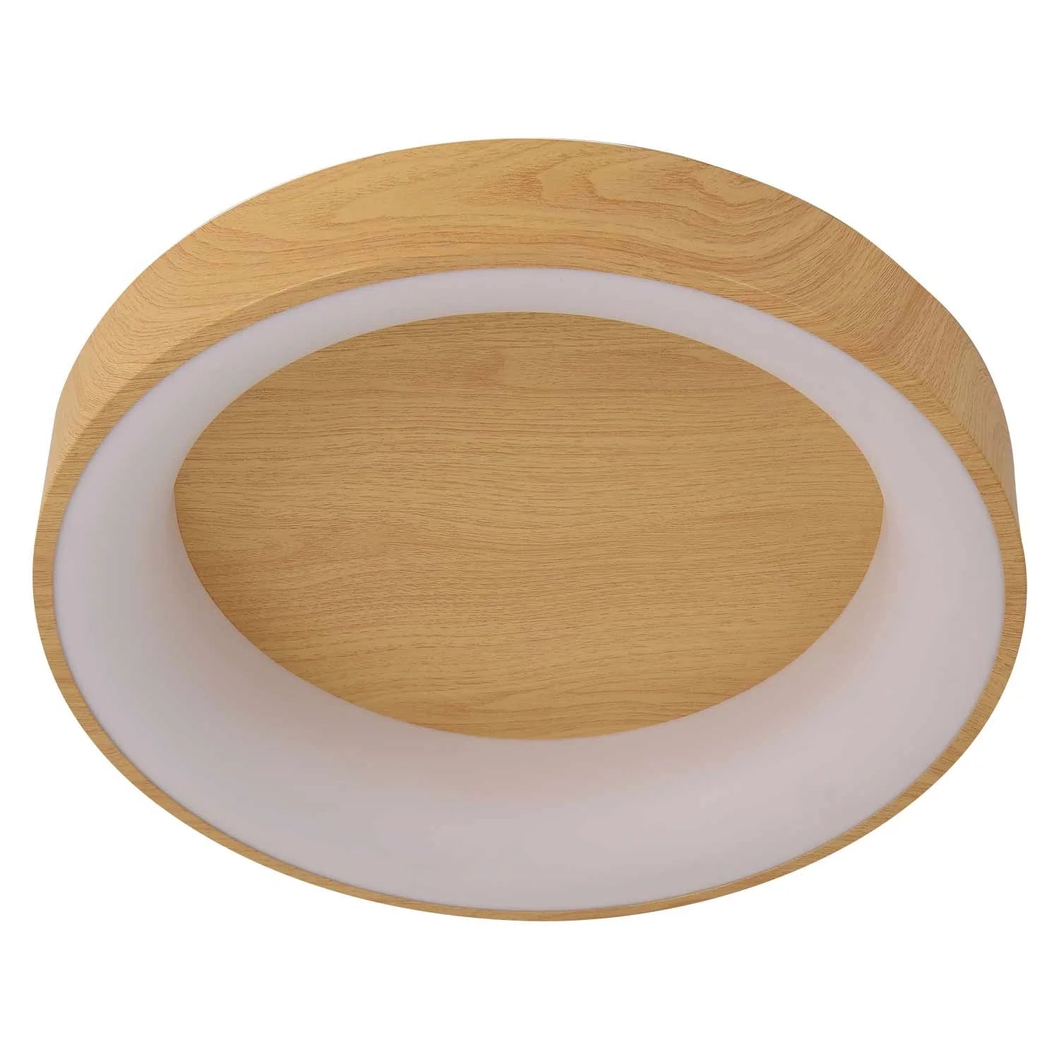 LÚZETE - PLAFONIERA LED 50W REGOLABILE CON TELECOMANDO EFFETTO LEGNO HARALD