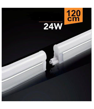 Plafoniera Led Neon Sottopensile Opaco Vari Toni Luce 24 Watt 120 Cm  -bianco Freddo      -