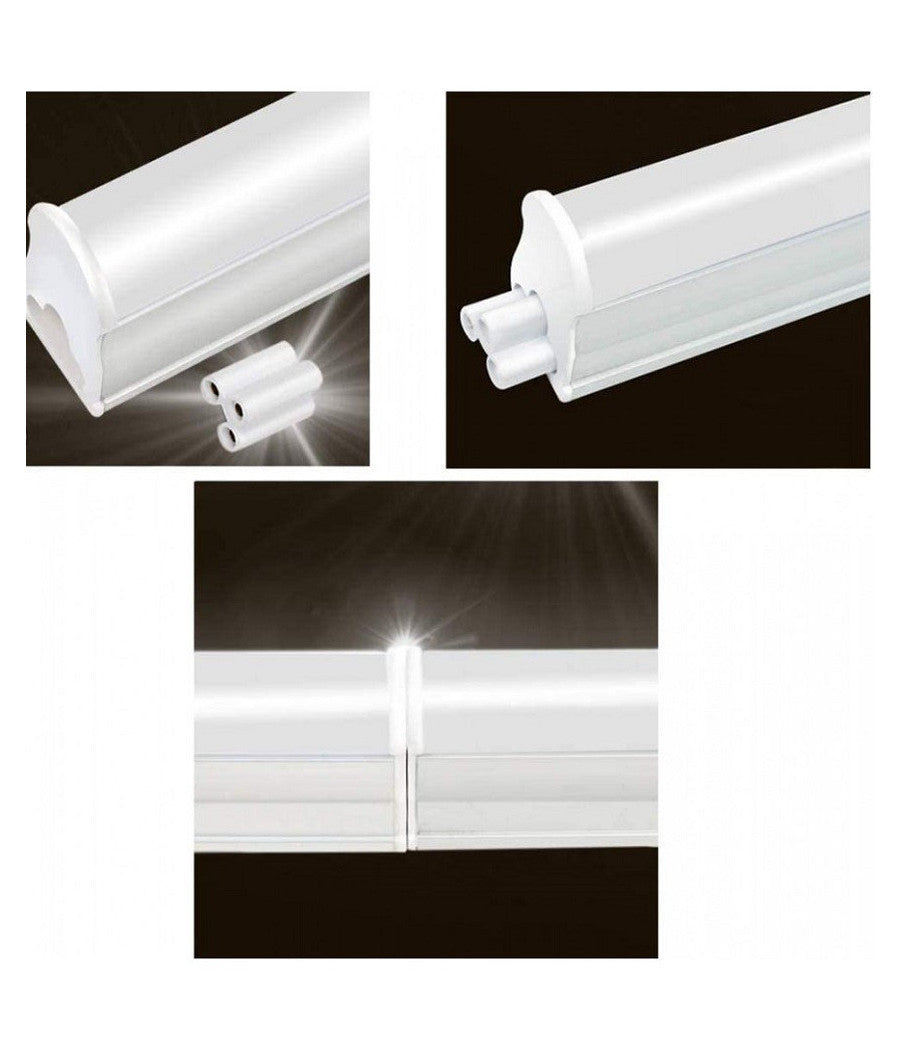 Plafoniera Led Neon Sottopensile Opaco Vari Toni Luce 24 Watt 120 Cm         