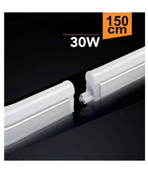 Plafoniera Led Neon Sottopensile Opaco Vari Toni Luce 30 Watt 150 Cm         