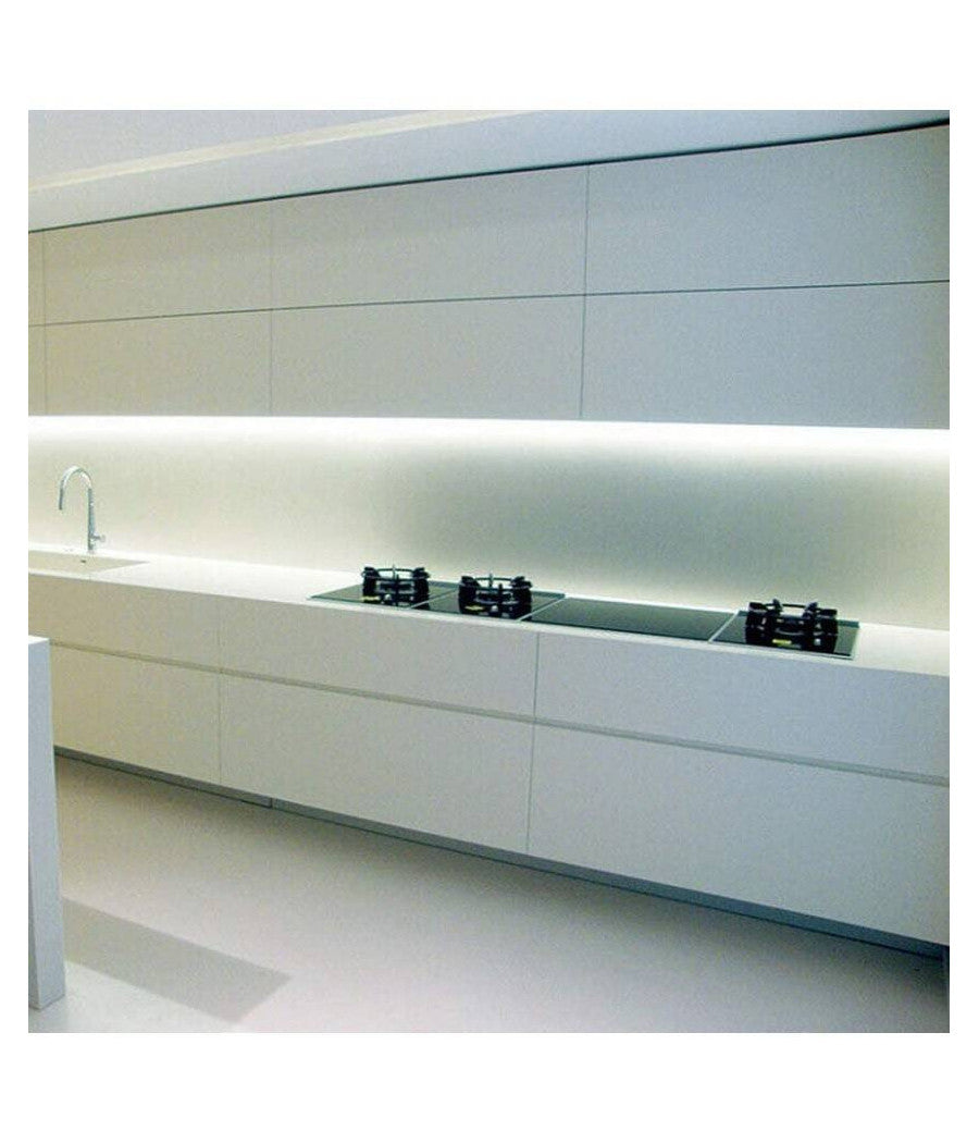 Plafoniera Led Neon T5 Sottopensile Vetro Trasparente 14 Watt 90 Cm T5-90  -bianco Naturale      -