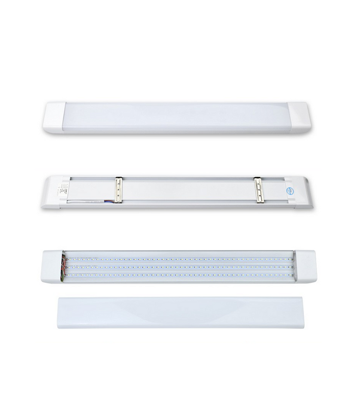 Plafoniera Led Slim 27w 60cm Sottopensile Ripiani Luce Calda Fredda Naturale         